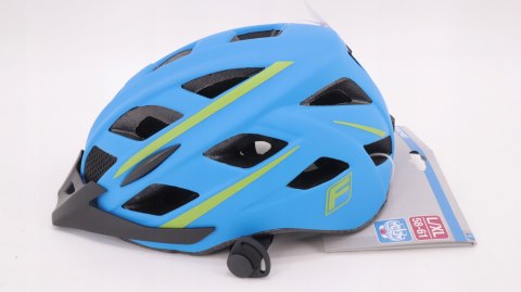 KASK ROWEROWY MIEJSKI Z DASZKIEM FISCHER URBAN L/XL 58-61CM NIEBIESKI