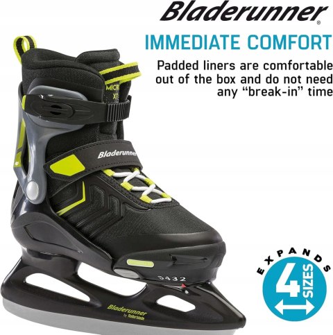 ŁYŻWY DZIECIĘCE REGULOWANE BLADERUNNER MICRO XT ICE 32-37