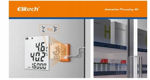 REJESTRATOR TEMPERATURY I WILGOTNOŚCI POWIETRZA ELITECH GSP-6