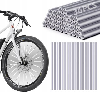 RURKI ODBLASKOWE NA SZPRYCHY ROWERU PASKI ODBLASKI PATYCZKI ZESTAW 36 SZTUK