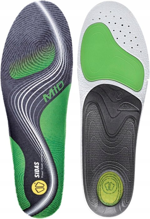 WKŁADKI DO BUTÓW SIDAS 3FEET ACTIV MID ROZ. L 42-43 WKŁADKI DO BUTÓW SIDAS 3FEET ACTIV MID ROZ. L 42-43
