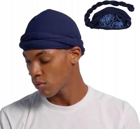 CHUSTA NA GŁOWĘ SPORTOWA BANDANA DURAG CZAPKA JEDWABISTA DO BIEGANIA