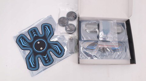 ELEKTROSTYMULATOR TRENAŻER MIĘŚNI BRZUCHA RAMION MASAŻER EMS