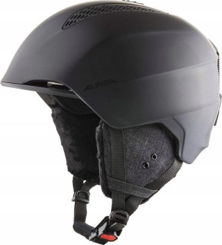 KASK NARCIARSKI SNOWBOARDOWY ALPINA GRAND 54-57CM CZARNY BLACK