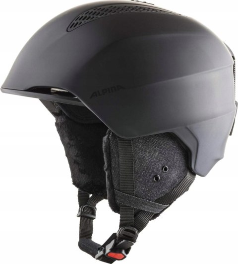 KASK NARCIARSKI SNOWBOARDOWY ALPINA GRAND 54-57CM CZARNY BLACK