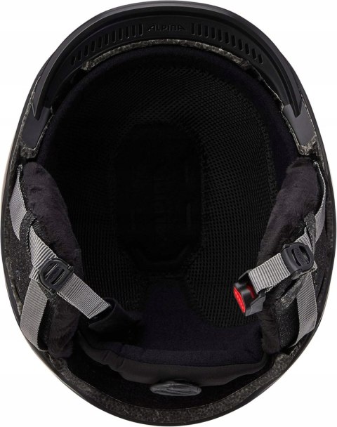 KASK NARCIARSKI SNOWBOARDOWY ALPINA GRAND 54-57CM CZARNY BLACK