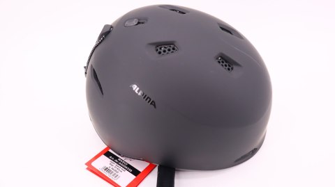 KASK NARCIARSKI SNOWBOARDOWY ALPINA MAROI 57-61CM CZARNY MAT