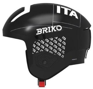 KASK NARCIARSKI SNOWBOARDOWY BRIKO VULCANO 2.0 XL 59-60CM CZARNO-BIAŁY
