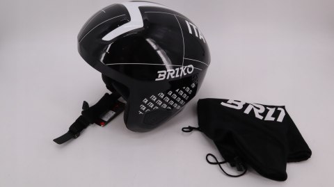 KASK NARCIARSKI SNOWBOARDOWY BRIKO VULCANO 2.0 XL 59-60CM CZARNO-BIAŁY