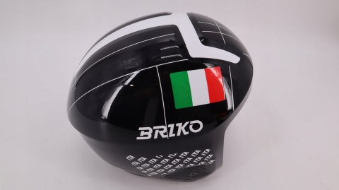 KASK NARCIARSKI SNOWBOARDOWY BRIKO VULCANO 2.0 XL 59-60CM CZARNO-BIAŁY