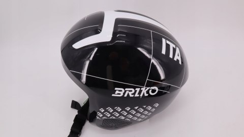 KASK NARCIARSKI SNOWBOARDOWY BRIKO VULCANO 2.0 XL 59-60CM CZARNO-BIAŁY