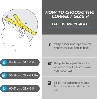 KASK NARCIARSKI SNOWBOARDOWY Z SZYBĄ ODOLAND M 57-59CM CZARNY