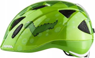 KASK ROWEROWY DZIECIĘCY ALPINA XIMO FLASH 45-49CM DINO ZIELONY