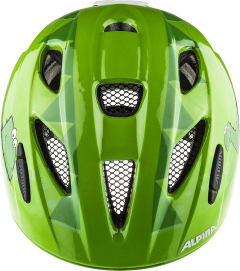 KASK ROWEROWY DZIECIĘCY ALPINA XIMO FLASH 45-49CM DINO ZIELONY