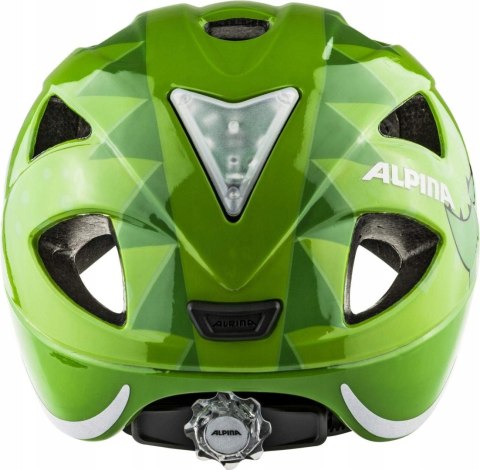 KASK ROWEROWY DZIECIĘCY ALPINA XIMO FLASH 45-49CM DINO ZIELONY