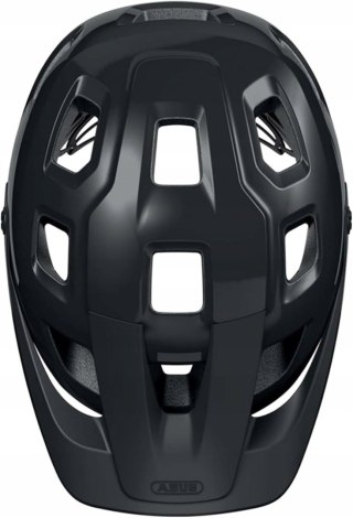 KASK ROWEROWY DZIECIĘCY MTB ABUS MOTRIP L 57-61CM CZARNY SHINY BLACK