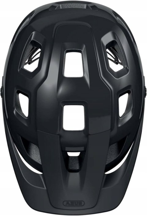 KASK ROWEROWY DZIECIĘCY MTB ABUS MOTRIP L 57-61CM CZARNY SHINY BLACK