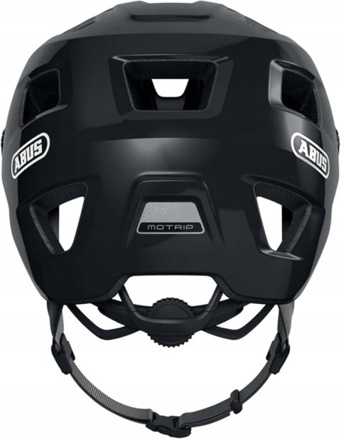 KASK ROWEROWY DZIECIĘCY MTB ABUS MOTRIP L 57-61CM CZARNY SHINY BLACK