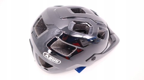 KASK ROWEROWY DZIECIĘCY MTB ABUS MOTRIP L 57-61CM CZARNY SHINY BLACK