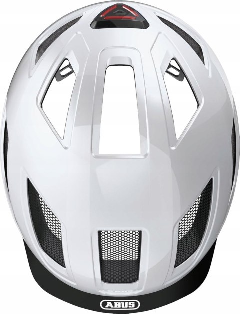 KASK ROWEROWY Z SZYBĄ ABUS HYBAN 2.0 ACE L 56-61CM POLAR WHITE BIAŁY