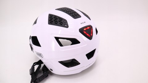 KASK ROWEROWY Z SZYBĄ ABUS HYBAN 2.0 ACE L 56-61CM POLAR WHITE BIAŁY