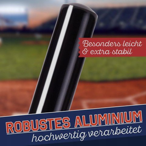 KIJ BASEBALLOWY BAT ALUMINIOWY 32 CALE 81CM NAJATO CZARNY KIJ BASEBALLOWY BAT ALUMINIOWY 32 CALE 81CM NAJATO CZARNY
