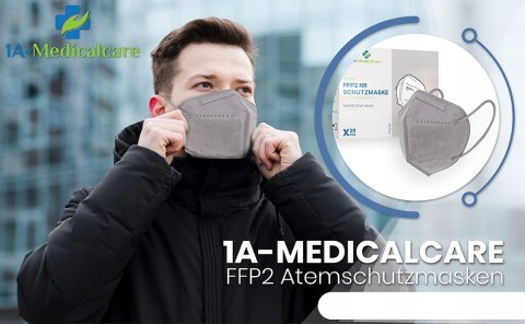MASKA MASECZKA OCHRONNA FFP2 EN 149:2001 A1:2009 MEDYCZNA 20 SZTUK