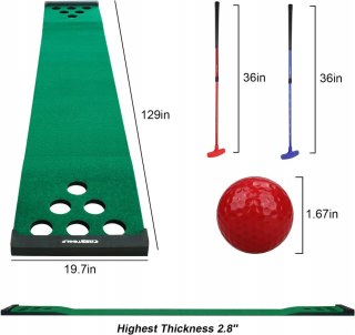 MATA TRENINGOWA DO GOLFA ĆWICZEŃ PUTOWANIA CRESTGOLF 327x50CM
