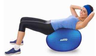 PIŁKA GIMNASTYCZNA REHABILITACYJNA DO ĆWICZEŃ YOGA EDIFIT 75CM