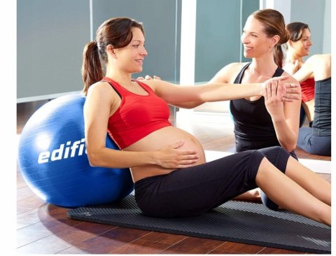 PIŁKA GIMNASTYCZNA REHABILITACYJNA DO ĆWICZEŃ YOGA EDIFIT 75CM