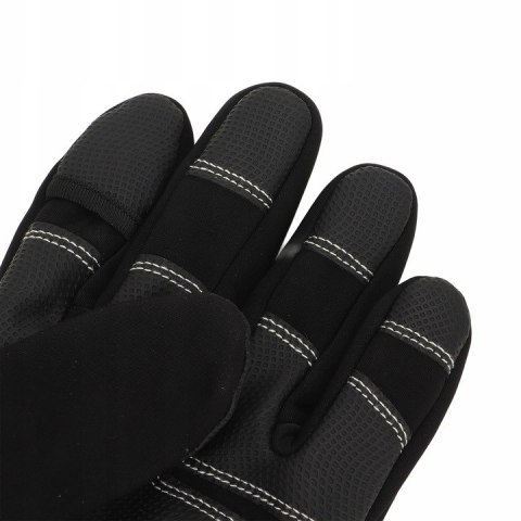 RĘKAWICE RĘKAWICZKI ZIMOWE DOTYKOWE OCIEPLANE CZARNE R. L