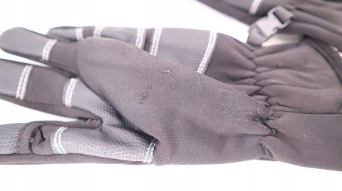 RĘKAWICE RĘKAWICZKI ZIMOWE DOTYKOWE OCIEPLANE CZARNE R. L