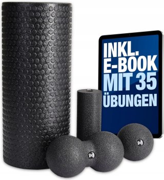 ROLLER WAŁEK DO MASAŻU FITNESS DUOBALL PIŁKA NAJATO ZESTAW EPP