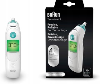 TERMOMETR ELEKTRONICZNY DO UCHA DOUSZNY BRAUN THERMOSCAN 6 IRT 6515