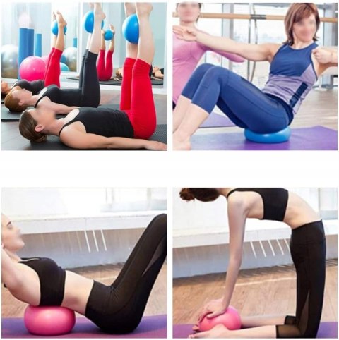 4x PIŁKA GIMNASTYCZNA DO ĆWICZEŃ REHABILITACYJNA PILATES 25CM