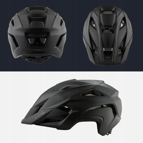 KASK ROWEROWY MTB ENDURO ALPINA KAMLOOP 59-64CM BLACK MATT