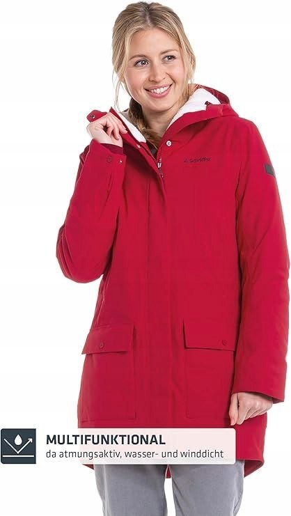KURTKA DAMSKA ZIMOWA SCHOFFEL ROTTERDAM PARKA R. 40