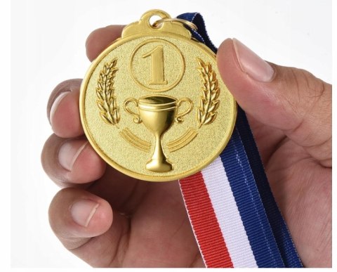 MEDALE KOMPLET ZŁOTY SREBRNY BRĄZ UNIWERSALNY ZESTAW 5CM