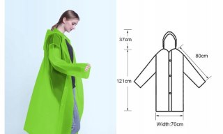 PONCZO PRZECIWDESZCZOWE PŁASZCZ PELERYNA 2 SZTUKI VICLOON