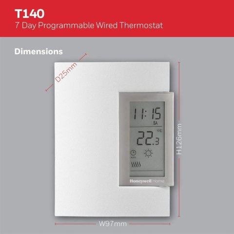 PROGRAMATOR CZASOWY HONEYWELL TERMOSTAT SCIENNY T140