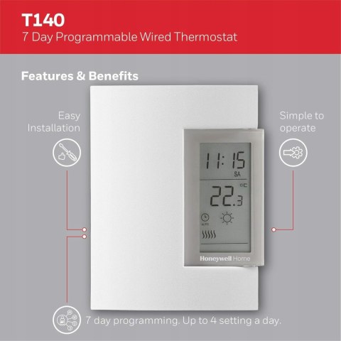 PROGRAMATOR CZASOWY HONEYWELL TERMOSTAT SCIENNY T140