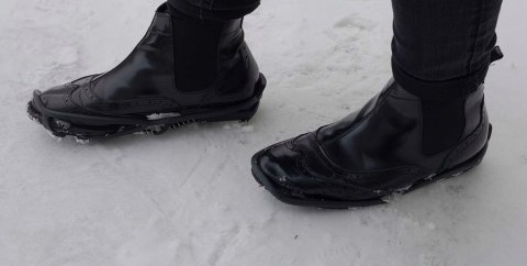 RACZKI TURYSTYCZNE NA BUTY NAKŁADKI ANTYPOŚLIZGOWE KOLCE 37-43