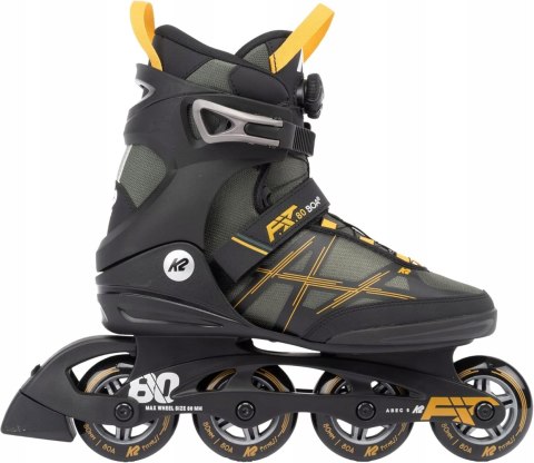 ROLKI DAMSKIE REKREACYJNE FITNESS K2 ALEXIS 80 BOA R. 44.5 29CM