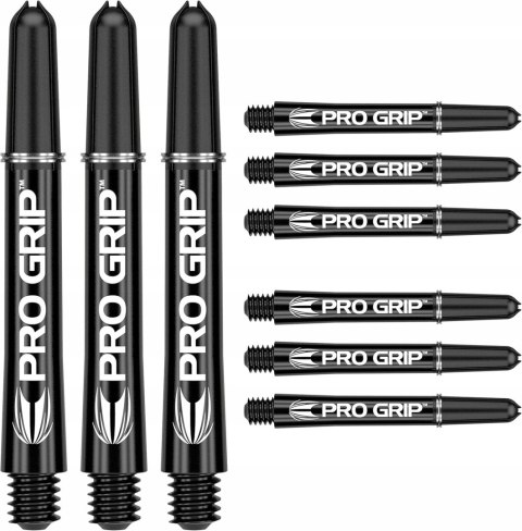 SHAFTY TARGET PRO GRIP SPIN SHORT 41MM CZARNY 6 SZTUK