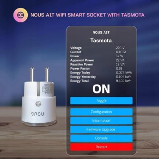 4x INTELIGENTNE GNIAZDO SMART PLUG NOUS A1T NOUS 4 SZTUKI 3680W