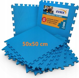 8x PUZZLE PIANKOWE NA SIŁOWNIĘ DO ĆWICZEŃ BASEN 50x50CM 8 SZTUK