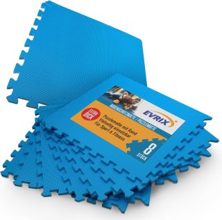 8x PUZZLE PIANKOWE NA SIŁOWNIĘ DO ĆWICZEŃ BASEN 50x50CM 8 SZTUK