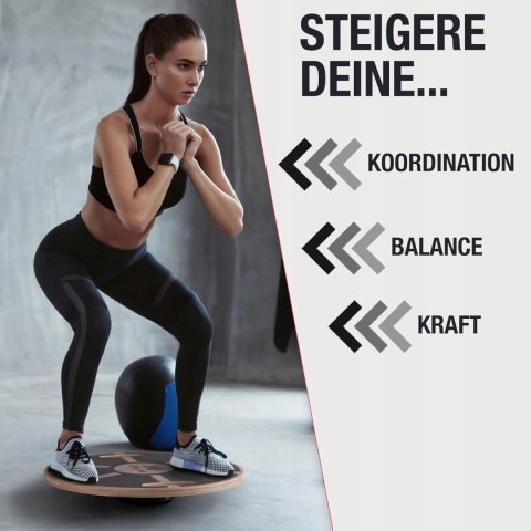 DESKA DO BALANSOWANIA BALANCE BOARD PLATFORMA DO ĆWICZEŃ TRENING RÓWNOWAGI