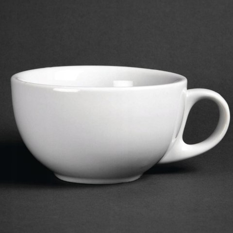 FILIŻANKA PORCELANOWA DO CAPPUCCINO 10 SZTUK 285ML BIAŁA OLYMPIA GG870