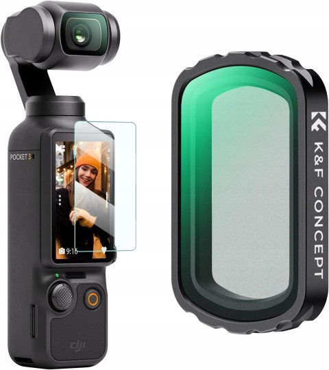FILTR DYFUZYJNY HD BLACK DIFFUSION 1/4 K&F CONCEPT DO DJI OSMO POCKET 3
